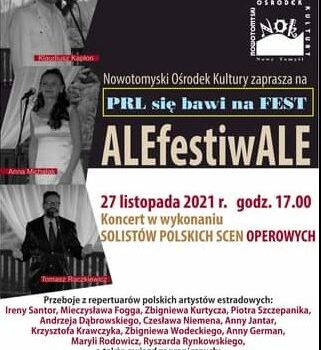 Koncert ALEfestiwALE czyli PRL się bawi na FEST 27.11.2021 r.